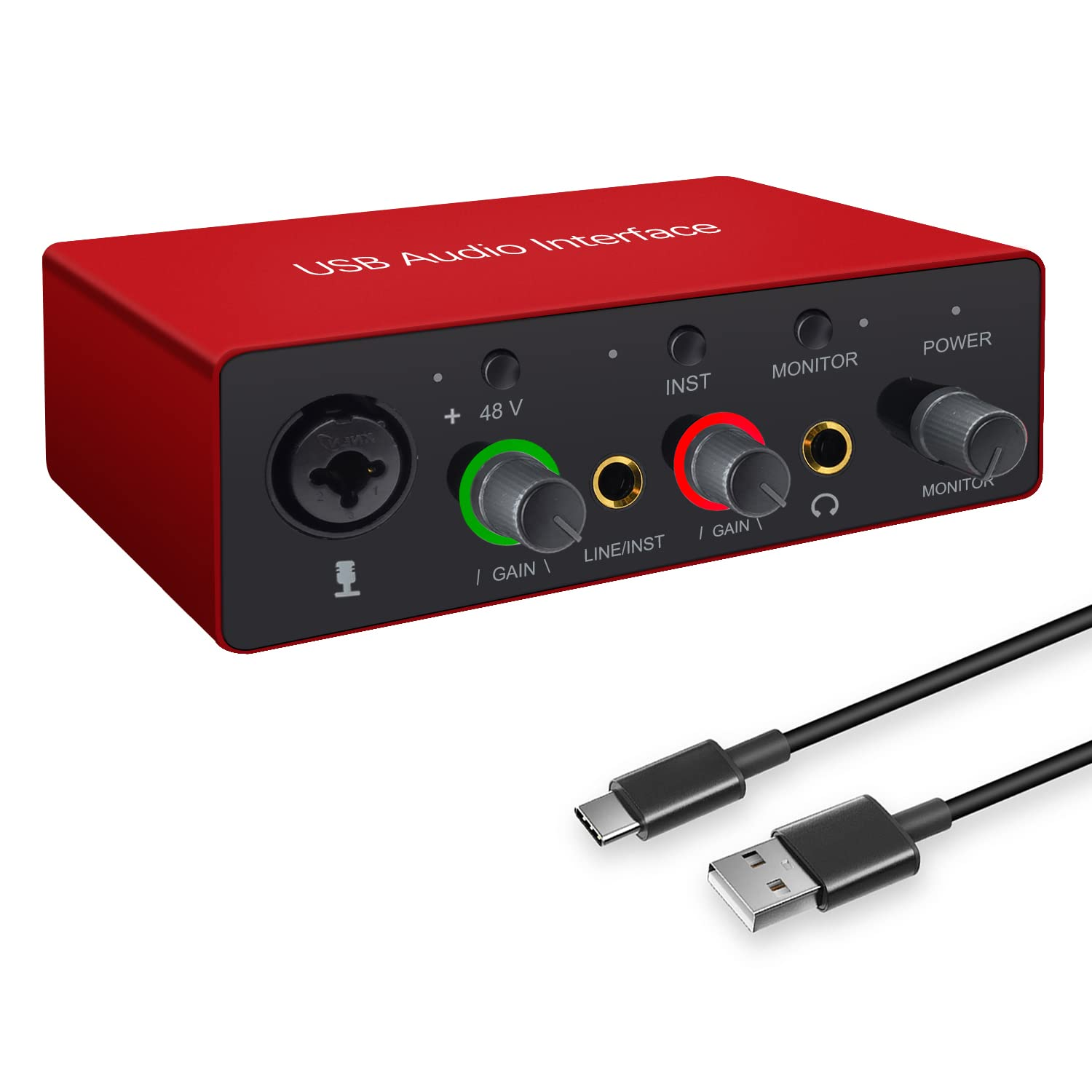 USB Audio Interface for Recording Guitar