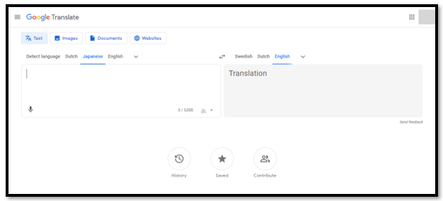 Use Google Translate to translate PDF from Japanese to English