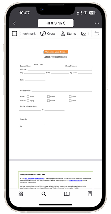 Use PDF Expert to fill out PDF forms
