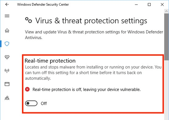 Real-time Protection