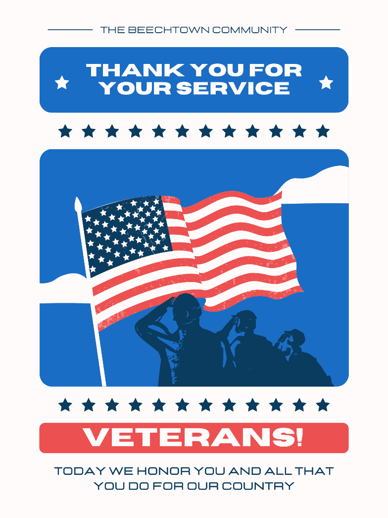 A Veterans Day quote card