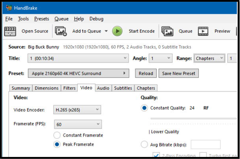 Video compressor for Discord HandBrake