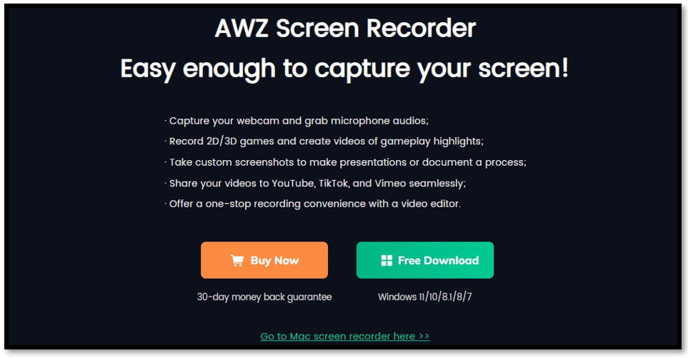 Video recorder with background - AWZ Screen Recorder