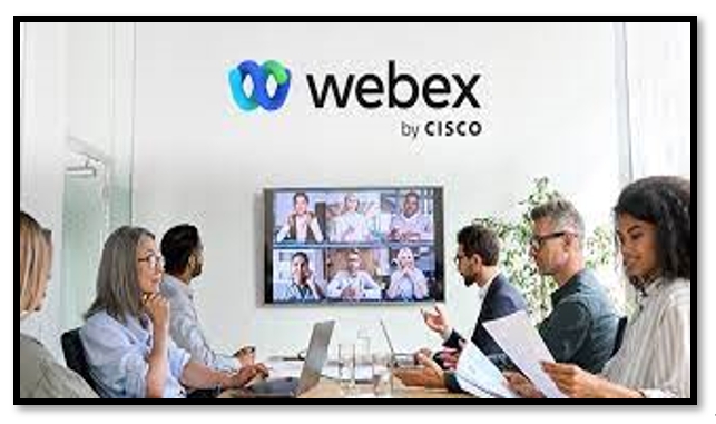 Video recorder with background - Webex