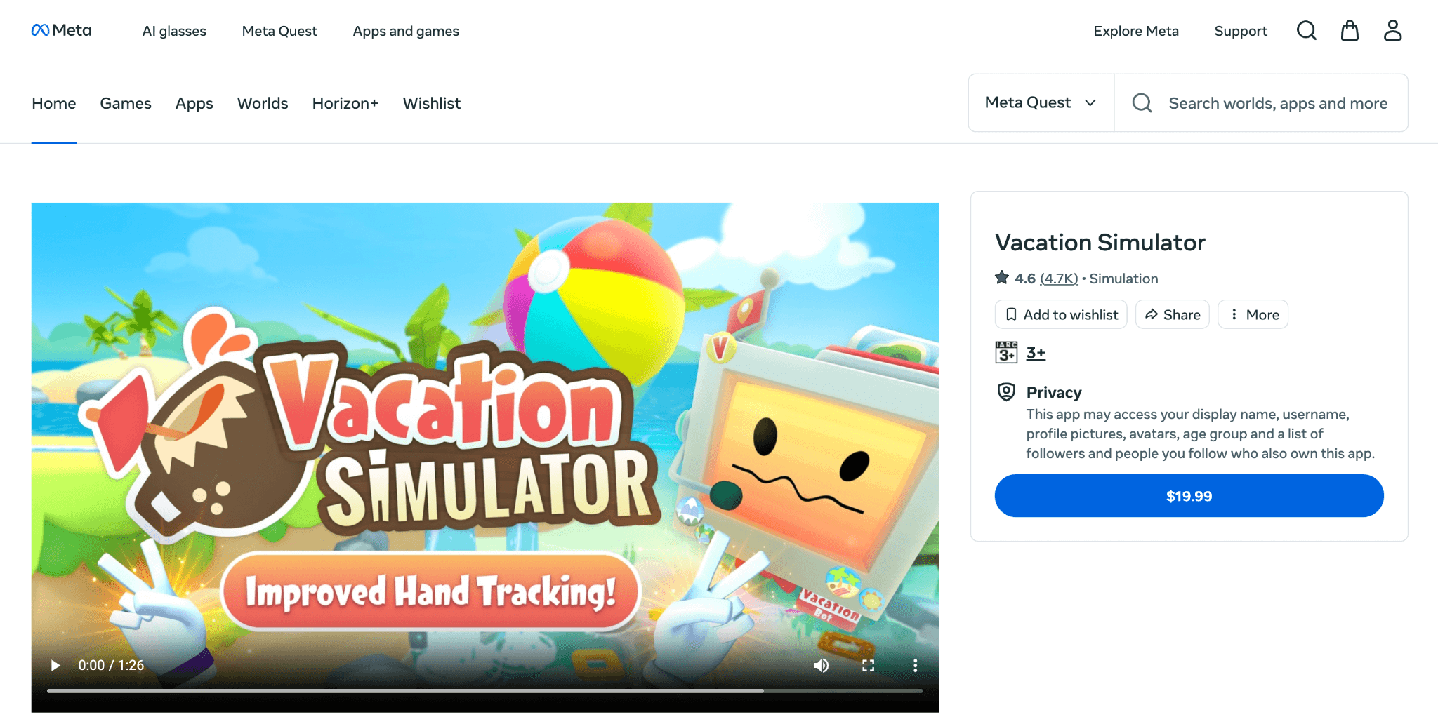 Vacation Simulator