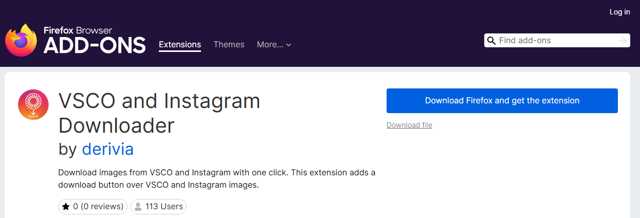 VSCO and Instagram Downloader