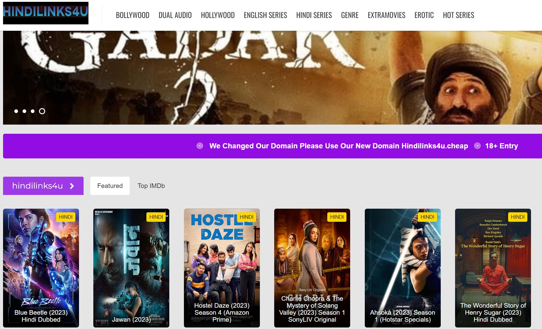 Watch Hindi Movies Online from the Hindilinks4u site