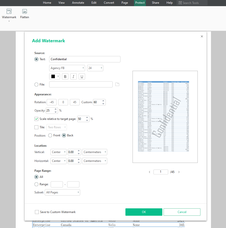 Watermark PDF Using SwifDoo PDF