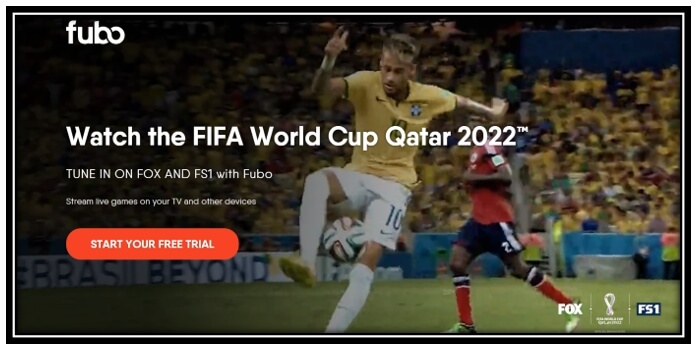Website to watch the World Cup 2022 - FuboTV