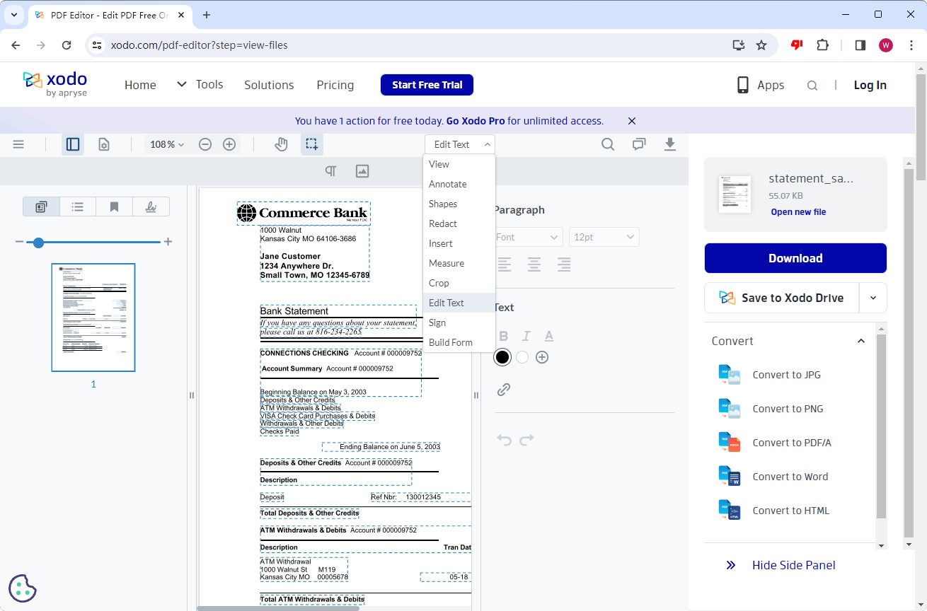 Xodo PDF Editor