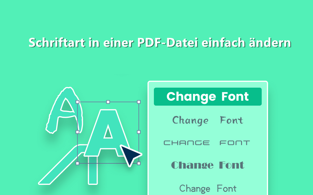 So ändern Sie sehr leicht die PDF Schriftart.