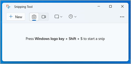 Windows Snipping Tool Interface