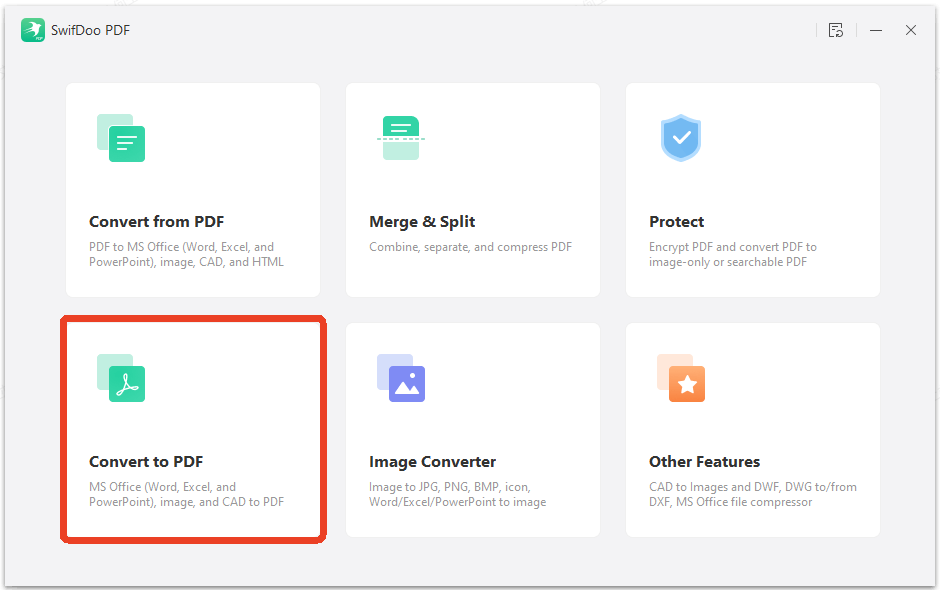SwifDoo pdf converter