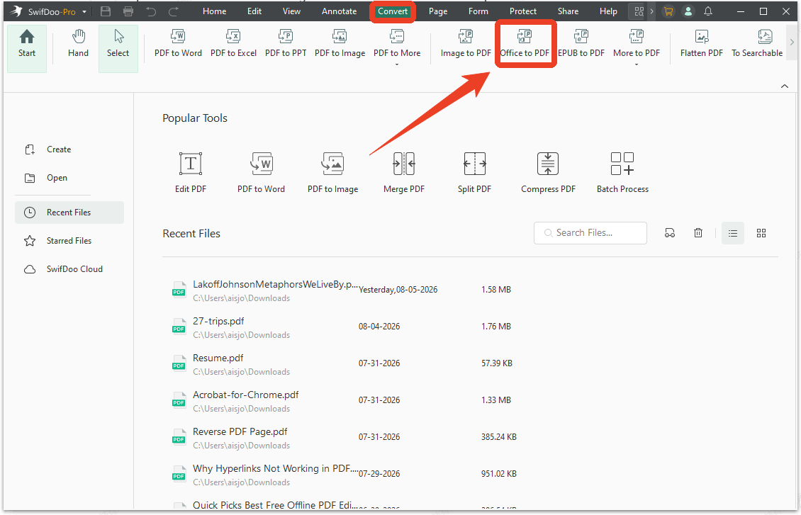 Office to PDF