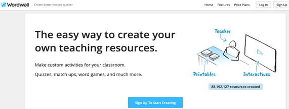 Wordwall online teaching tool