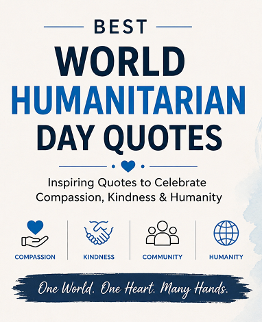 World Humanitarian Day quotes card 1