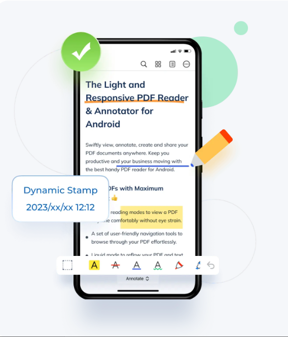 Write on PDF in SwifDoo PDF for Android