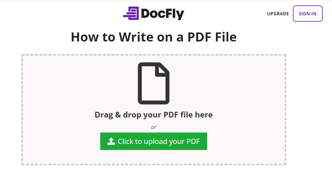 Write on PDF on Mac with DocFly 1