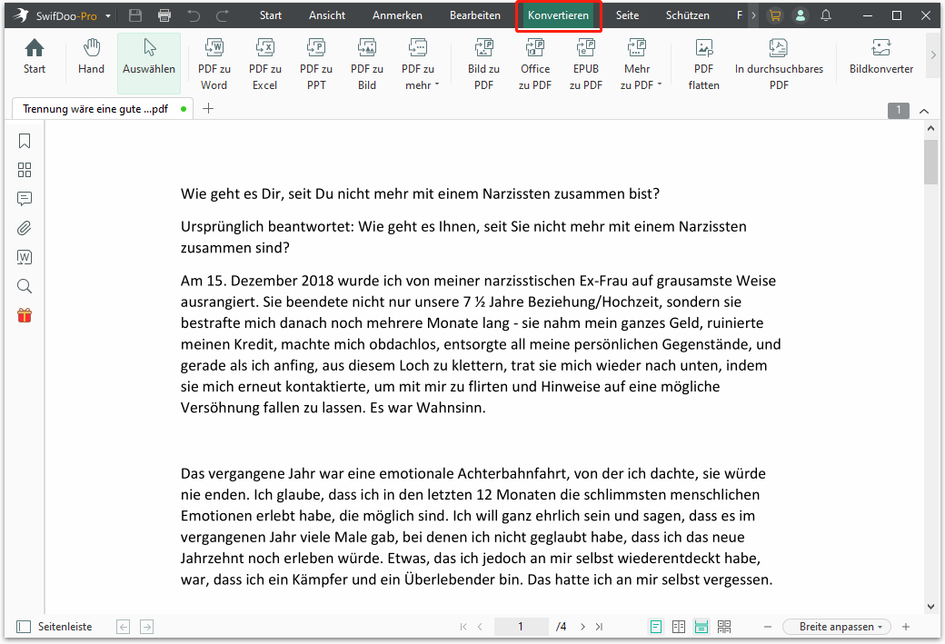 PDF-Converter von SwifDoo 