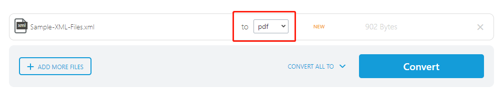 Wählen Sie PDF als Ausgabeformat