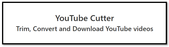 YouTube video cut and download with YouTube Cutter