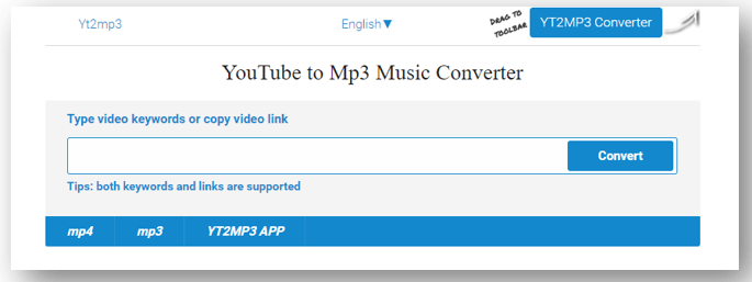 YouTube video to audio converter - YT2MP3
