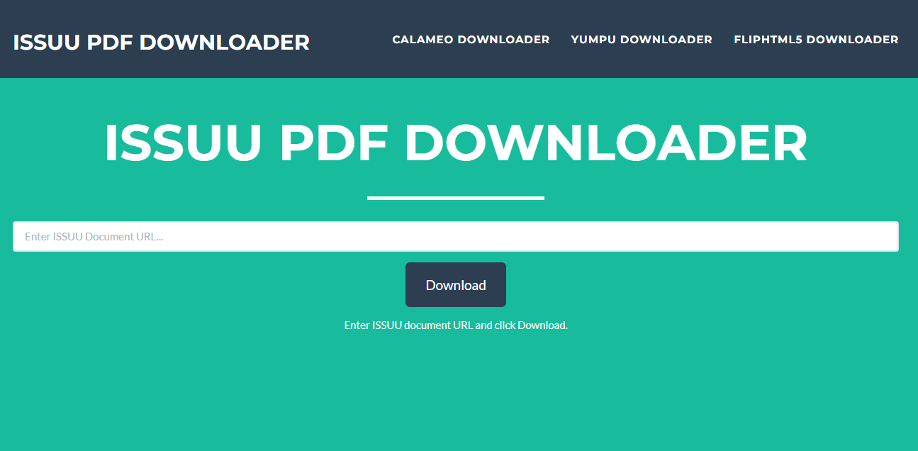 ISSUU PDF Downloader
