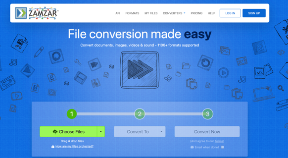 Zamzar best ebook converter