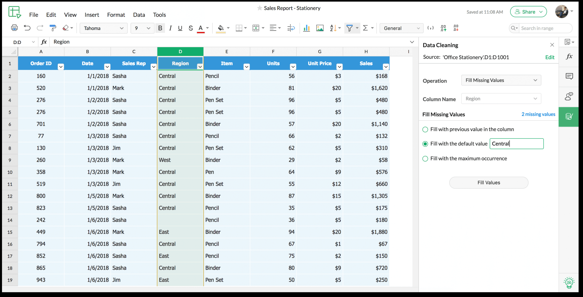 Zoho Sheet Helps Cloud-based Collaboration